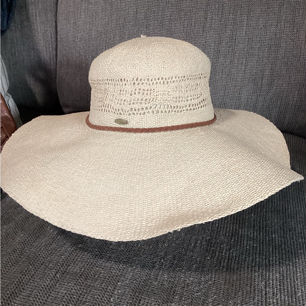 Scala Collezione Women’s Hat, Straw Paper Floppy Sun Adjustable